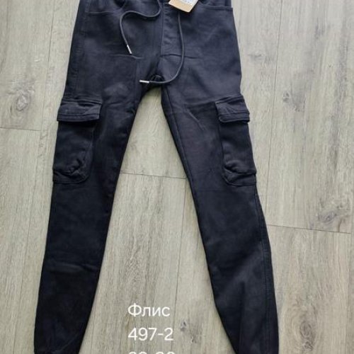Джоггеры Vingvgs (28-36) 497-2 black (зима) Vingvgs 497-2 black