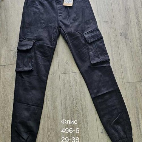 Джоггеры Vingvgs (29-38) 496-6 black (зима) Vingvgs 496-6 black