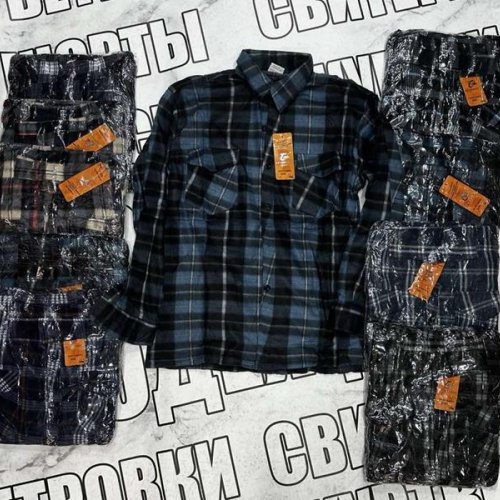 Рубашка Sport style (XL-5XL) C16 mix (зима) Sport style C16 mix