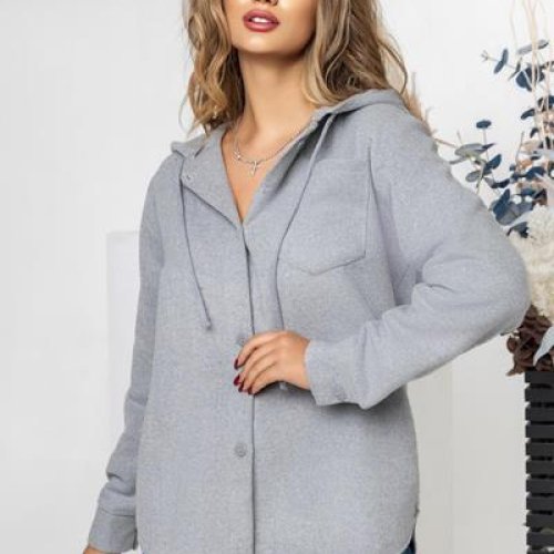 Рубашка HJJ Story (42-48) HJJ27 grey (деми) HJJ Story HJJ27 grey