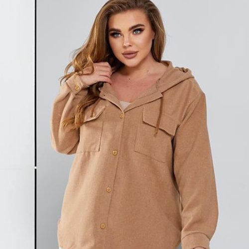 Рубашка HJJ Story (52-58) HJJ29 beige (деми) HJJ Story HJJ29 beige