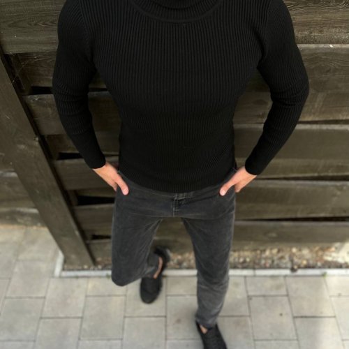 Гольф Nik (M-2XL) 55391 black (зима) Nik 55391 black