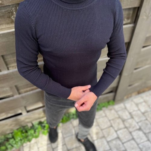 Гольф Nik (M-2XL) 55394 navy (зима) Nik 55394 navy