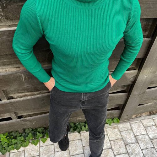 Гольф Nik (M-2XL) 55398 green (зима) Nik 55398 green