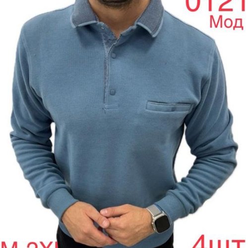 Свитер Надийка (M-2XL) 0121 blue (деми) Надийка 0121 blue