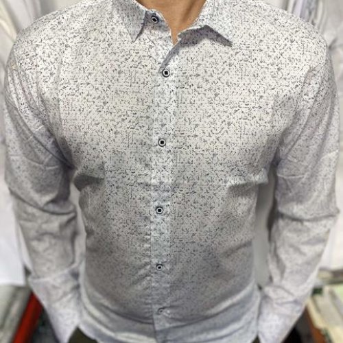 Рубашка Nik (M-3XL) 55506 white (деми) Nik 55506 white