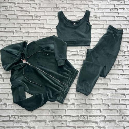 Костюм спорт Yulichka (S-L) F30M green (деми) Yulichka F30M green