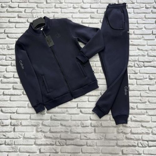Костюм спорт Yulichka (M-3XL) N1108C navy (деми) Yulichka N1108C navy