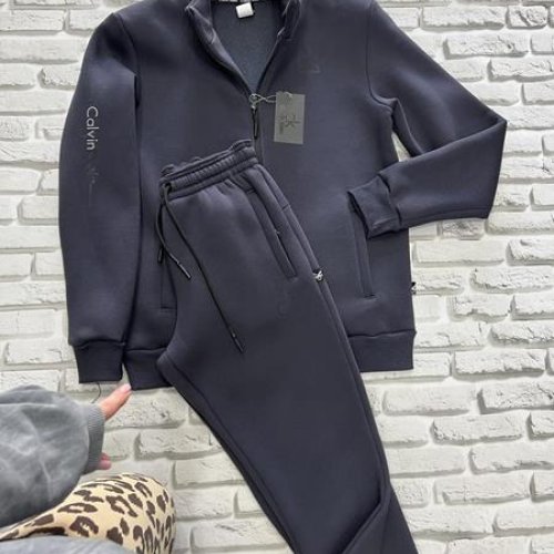 Костюм спорт Yulichka (M-3XL) N1108C navy (деми) Yulichka N1108C navy