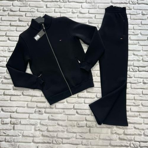 Костюм спорт Yulichka (M-3XL) N1522T black (деми) Yulichka N1522T black