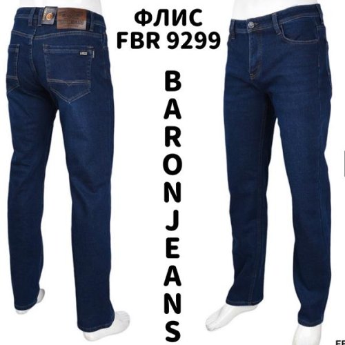 Джинсы God Baron (32-38) 9299 blue (зима) God Baron 9299 blue