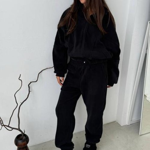 Костюм спорт Valentina (42-50) 088 black (зима) Valentina 088 black