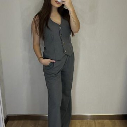 Костюм Valentina (42-48) VL11 grey (деми) Valentina VL11 grey