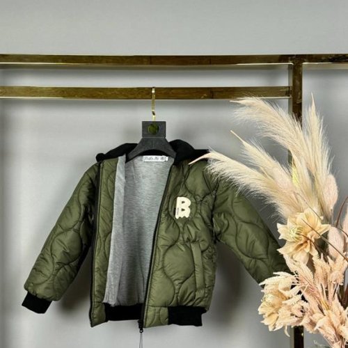 Куртка Delfinka (116-140) 540 khaki (деми) Delfinka 540 khaki