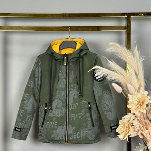Куртка Delfinka (122-146) B133 khaki (деми) Delfinka B133 khaki