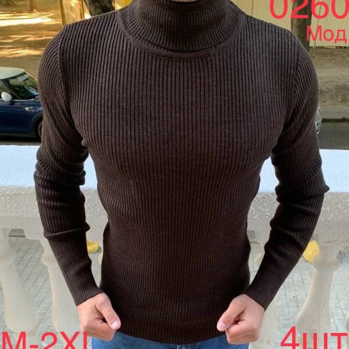 Гольф Надийка (M-2XL) 0260-1 brown (зима) Надийка 0260-1 brown