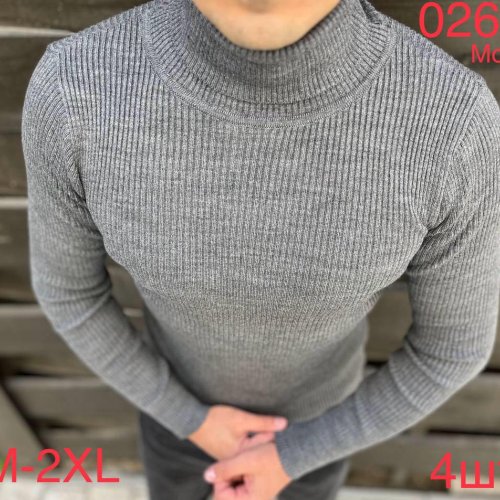 Гольф Надийка (M-2XL) 0260 grey (зима) Надийка 0260 grey