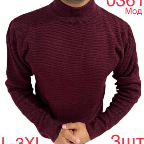 Свитер Надийка (L-3XL) 0361 wine (зима) Надийка 0361 wine