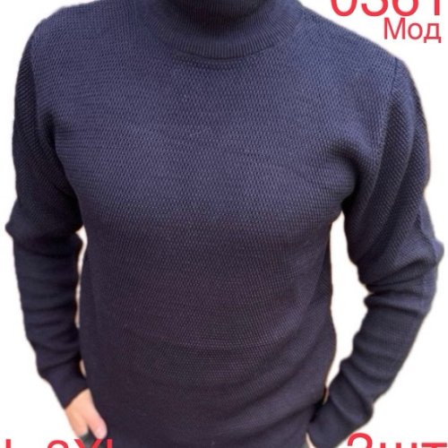 Свитер Надийка (L-3XL) 0361 navy (зима) Надийка 0361 navy