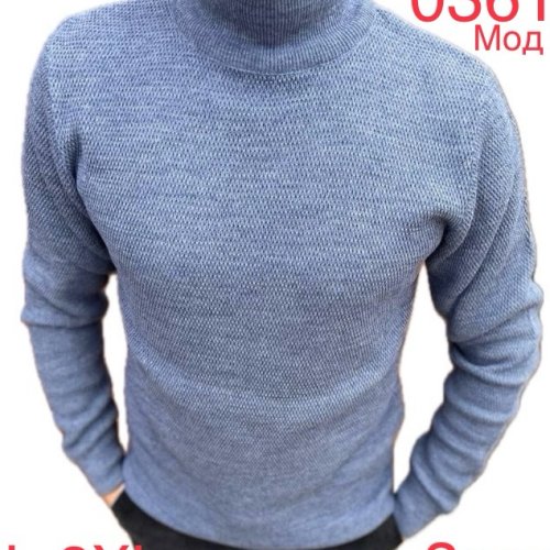 Свитер Надийка (L-3XL) 0361 l.blue (зима) Надийка 0361 l.blue
