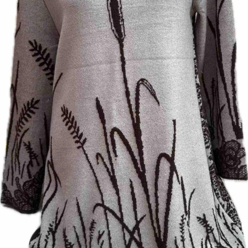 Платье G.L.S.A (46-50) 26286 grey (деми) G.L.S.A 26286 grey