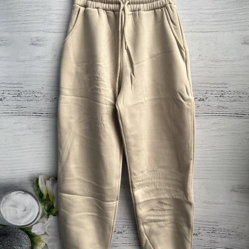 Штаны спорт New Season (S-L) 719 beige (зима) New Season 719 beige