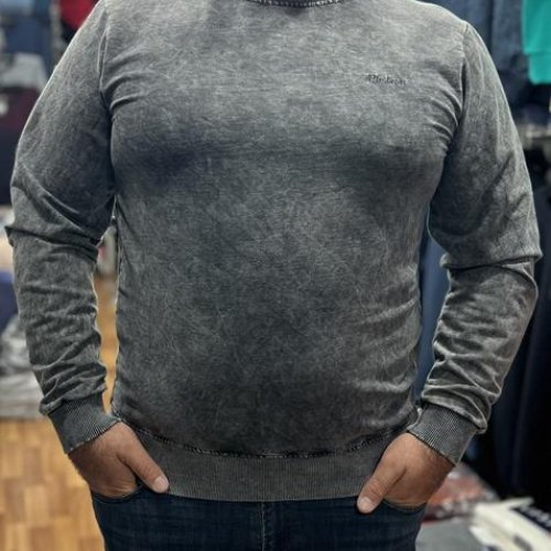 Свитер Vip Stendo (3XL-5XL) 4903 d.grey (деми) Vip Stendo 4903 d.grey