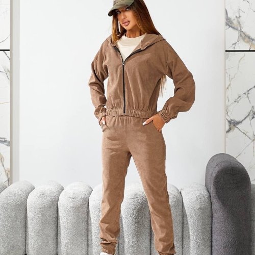 Костюм спорт WideRange (40-54) 869 brown (деми) WideRange 869 brown