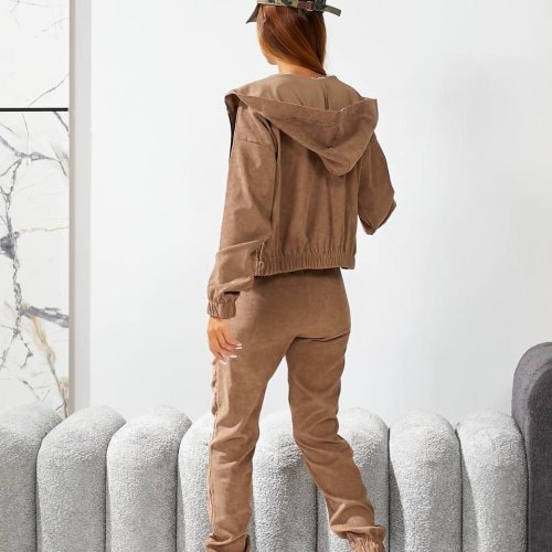 Костюм спорт WideRange (40-54) 869 brown (деми) WideRange 869 brown