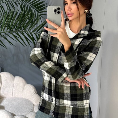 Рубашка WideRange (42-56) 876 khaki (деми) WideRange 876 khaki