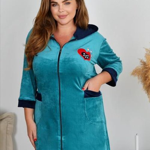 Халат Romeo life (54-62) 70 l.blue (деми) Romeo life 70 l.blue