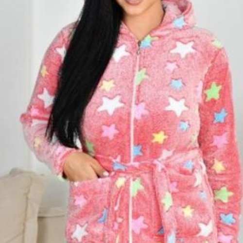 Халат Romeo life (48-58) RL284 peach (деми) Romeo life RL284 peach