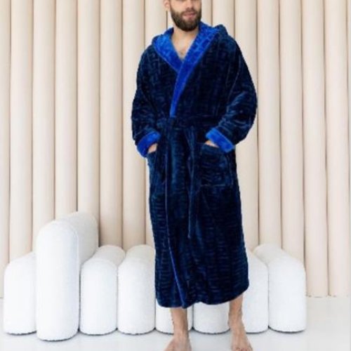 Халат Romeo life (48-58) RL287 navy (зима) Romeo life RL287 navy
