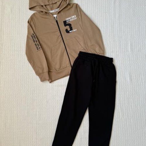 Костюм спорт Baby Boom (6-9) 473 beige (деми) Baby Boom 473 beige