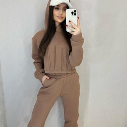 Костюм спорт Valentina (42-46) 048 brown (зима) Valentina 048 brown