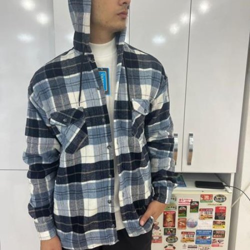 Рубашка Nik (M-2XL) 55534 blue (деми) Nik 55534 blue