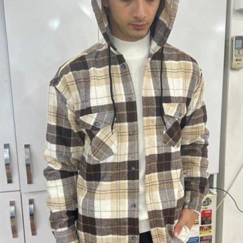 Рубашка Nik (M-2XL) 55536 beige (деми) Nik 55536 beige