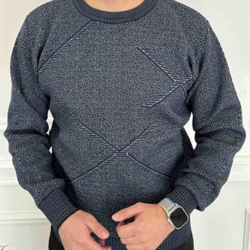 Свитер Nik (L-3XL) 55592 navy (деми) Nik 55592 navy