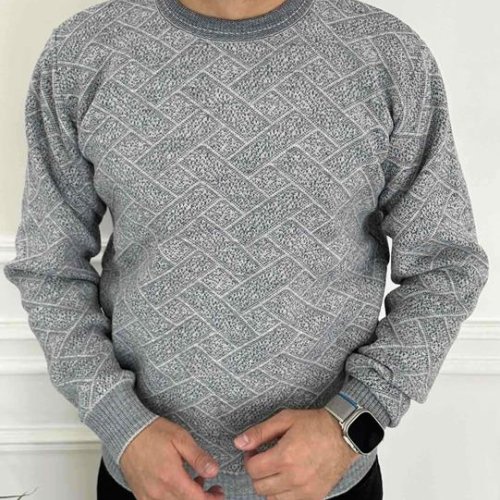 Свитер Nik (L-3XL) 55593 grey (деми) Nik 55593 grey