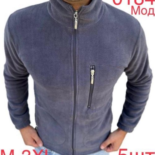 Кофта спорт Надийка (M-3XL) 0184 blue (зима) Надийка 0184 blue
