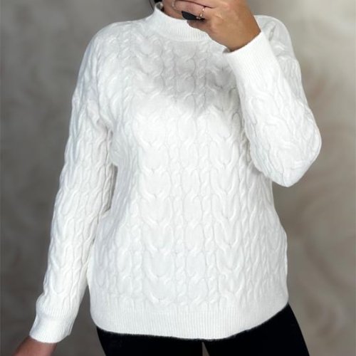 Свитер Ekvato (44-48) 26385 white (зима) Ekvato 26385 white