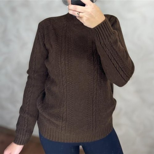 Свитер Novetly Store (44-48) 26396 khaki (зима) Novetly Store 26396 khaki