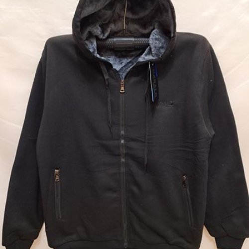 Кофта спорт Giang (2XL-6XL) 2273 black (зима) Giang 2273 black
