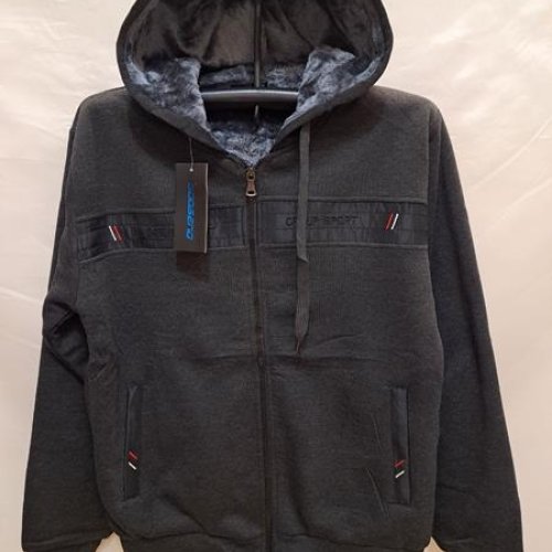 Кофта спорт Giang (M-3XL) 2301 d.grey (зима) Giang 2301 d.grey