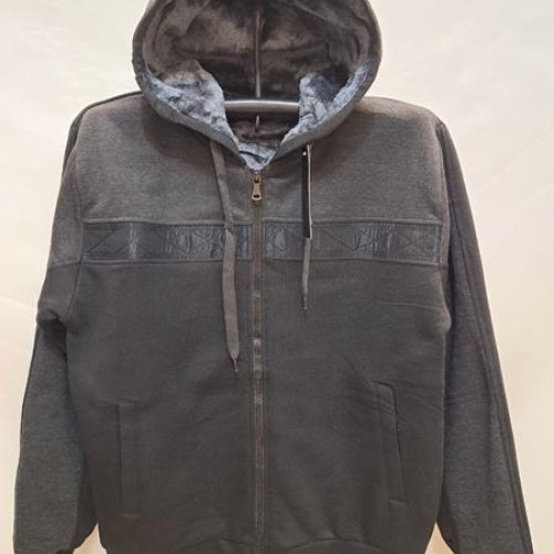 Кофта спорт Giang (M-3XL) 2302 black (зима) Giang 2302 black