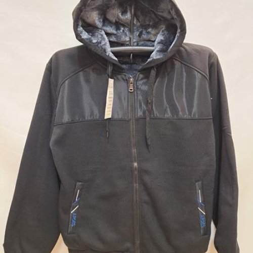 Кофта спорт Giang (M-3XL) 2306 black (зима) Giang 2306 black