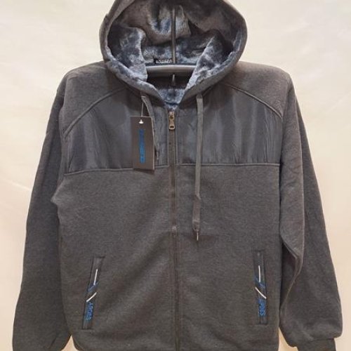 Кофта спорт Giang (M-3XL) 2306 d.grey (зима) Giang 2306 d.grey