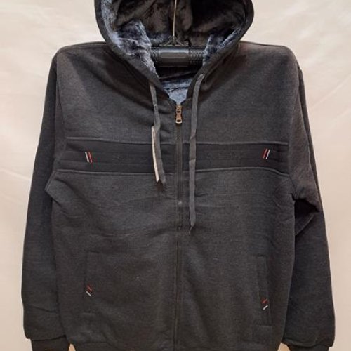 Кофта спорт Giang (3XL-6XL) 2311 d.grey (зима) Giang 2311 d.grey