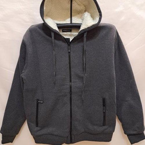 Кофта спорт Giang (M-3XL) 2352A d.grey (зима) Giang 2352A d.grey