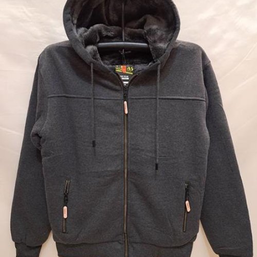 Кофта спорт Giang (M-3XL) 2359A d.grey (зима) Giang 2359A d.grey